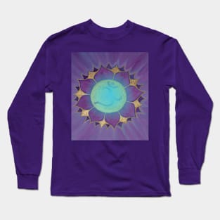 Vishuda, crown chakra Long Sleeve T-Shirt